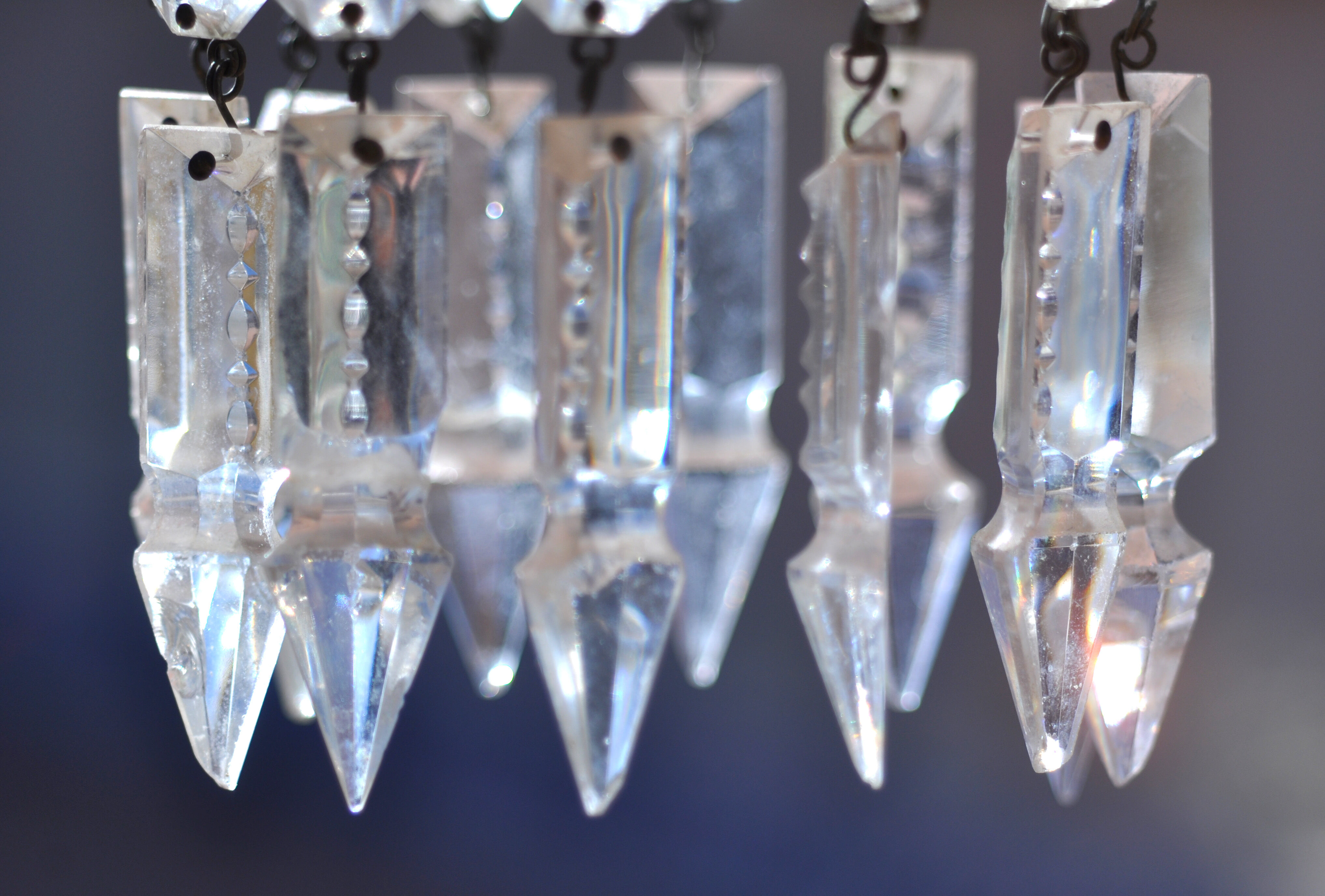 Hot air balloon chandelier, stamps