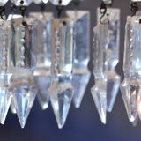 Hot air balloon chandelier, stamps