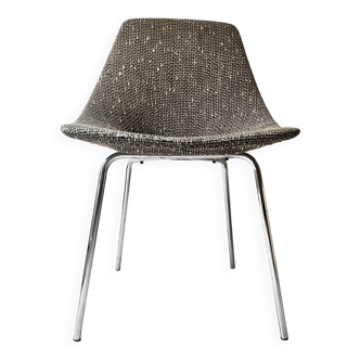 Chaise tonneau Amsterdam par Pierre Guariche pour Steiner, design FR 1950