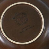 Set of 5 Niderviller hollow plates, made of sandstone