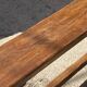 Solid oak farmhouse bench 140cm for rustic farmhouse table 1950