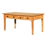 Old fir farmhouse table - 4 drawers