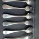 Box of 6 forks and 6 table spoons Christofle “Baguette” collection