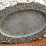 Old pewter dish
