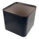 Cube de rangement DIME Marcello Siard Longato années 70 plastique brun