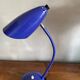 Vintage blue iron lamp