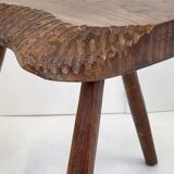 Pair of vintage brutalist stools 1960