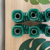 Pair of art deco candle holders