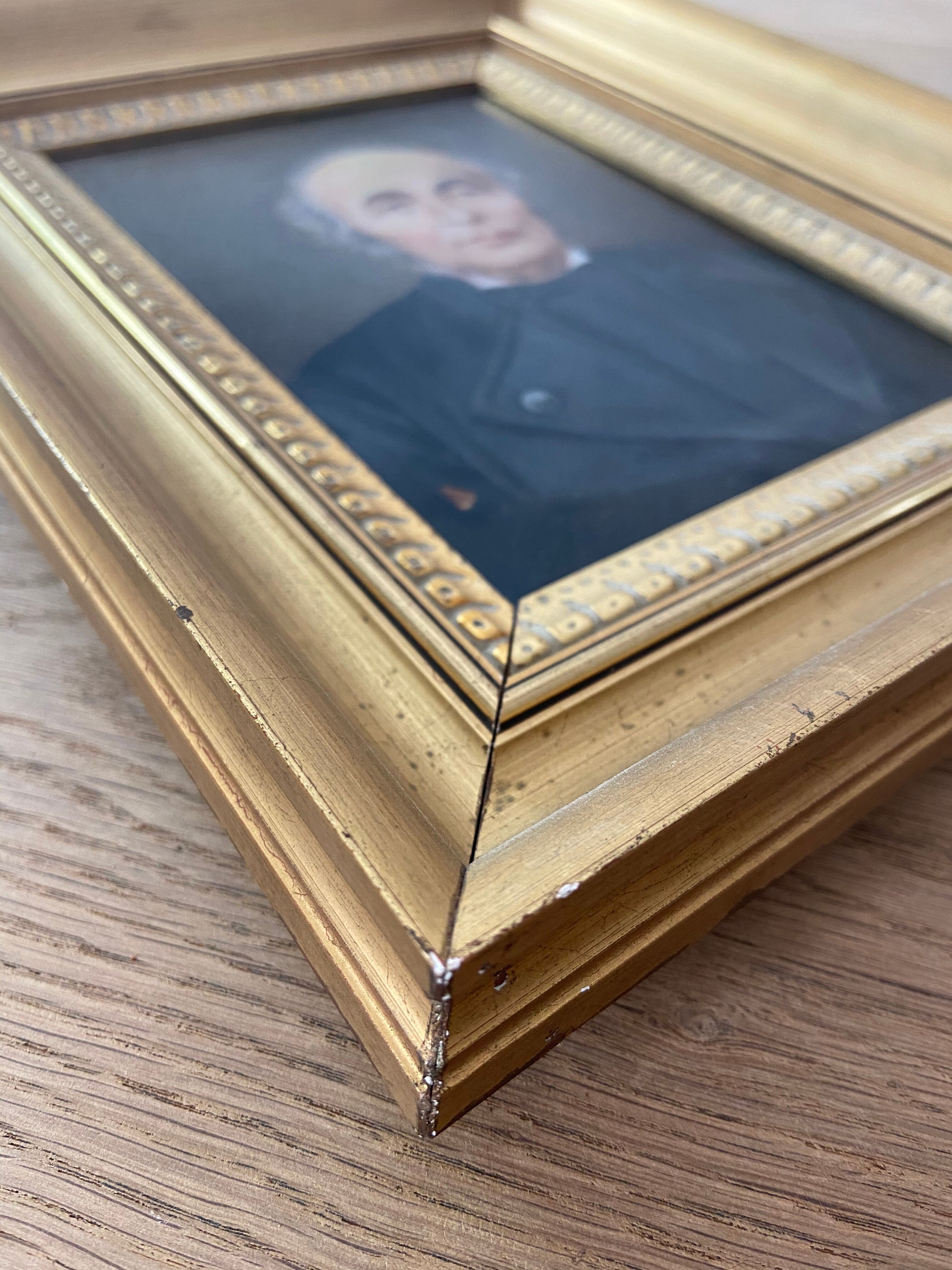 2 oil portraits, notable