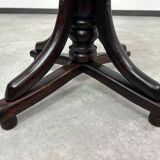 Curved wooden piano chair by Thonet