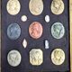 Collection of cameos and intaglios, shells and lava stones, around 1900.