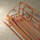 Wall-mounted coat rack in rattan, Czechoslovakia 1960