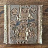 Ceramic plaque by the Argonauts, Vallauris, circa 1960