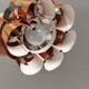 A pendant lamp, designed by Danish Werner Schou 1960-70s.