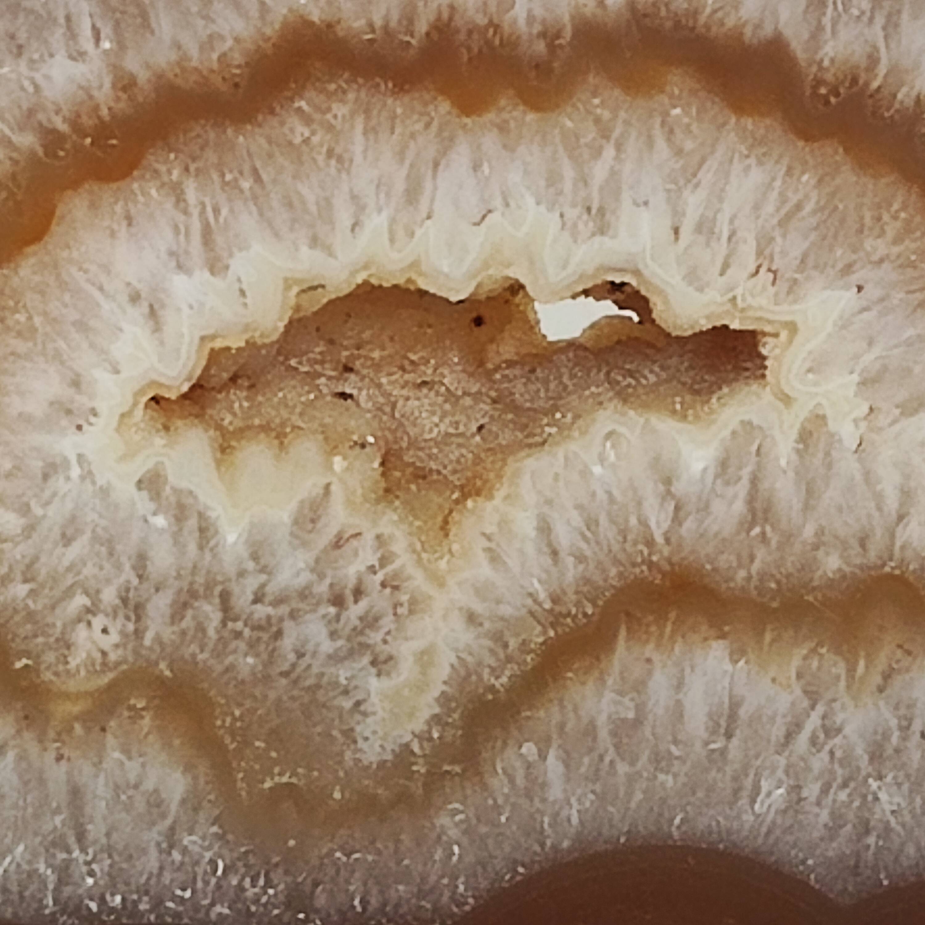 Agate and chrome lamp