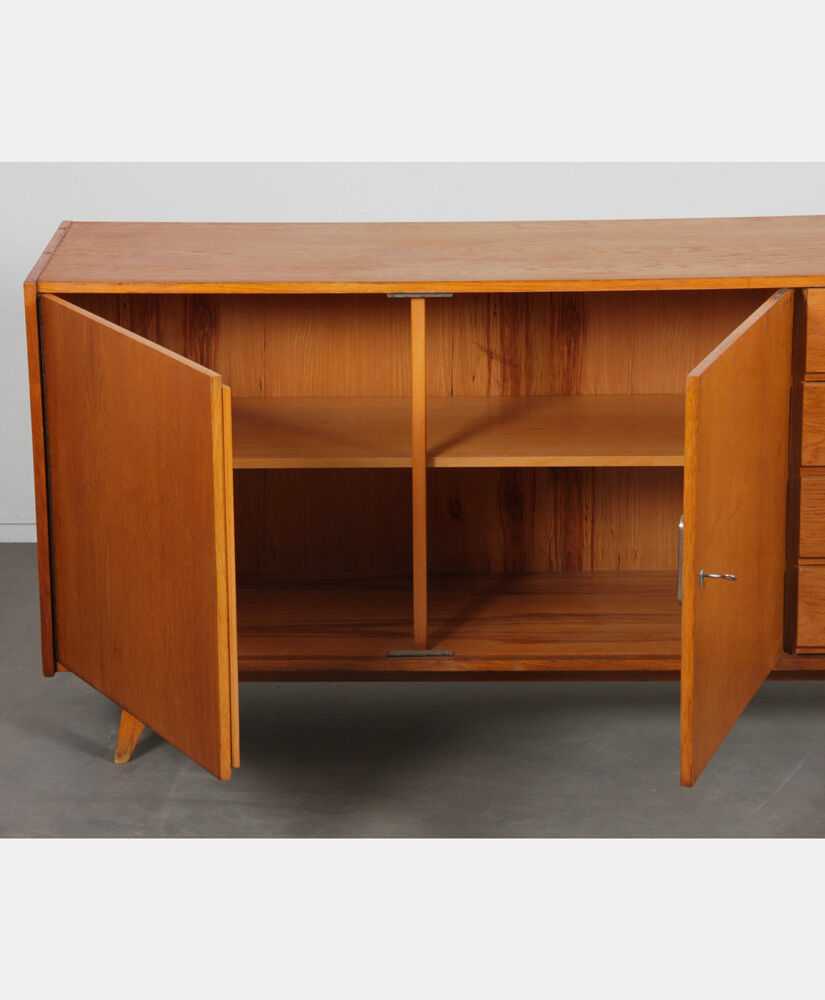Wooden sideboard by Jiroutek for Interier Praha, U-460, 1960
