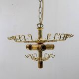 Mid-century modern chandelier by Gaetano Sciolari, 1970s