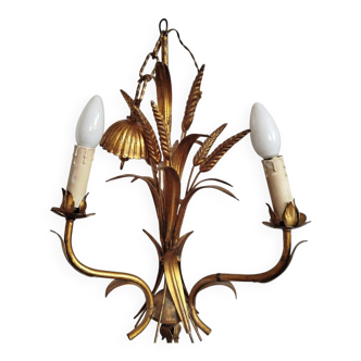 Lustre italien doré – Années 60/70