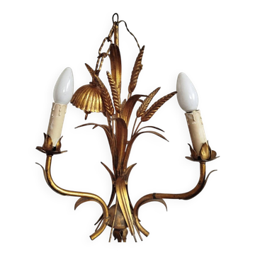 Italian gilded chandelier – 60s/70s