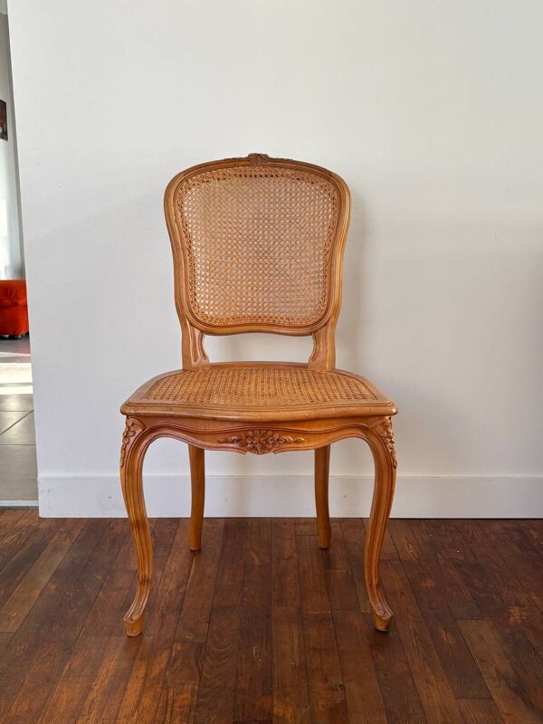 Chaise cannées style régence