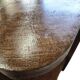 Table d'appoint art déco vintage en bois