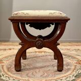 Pair of 19th century curule stools