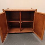 Small Roche Bobois rattan sideboard with two doors