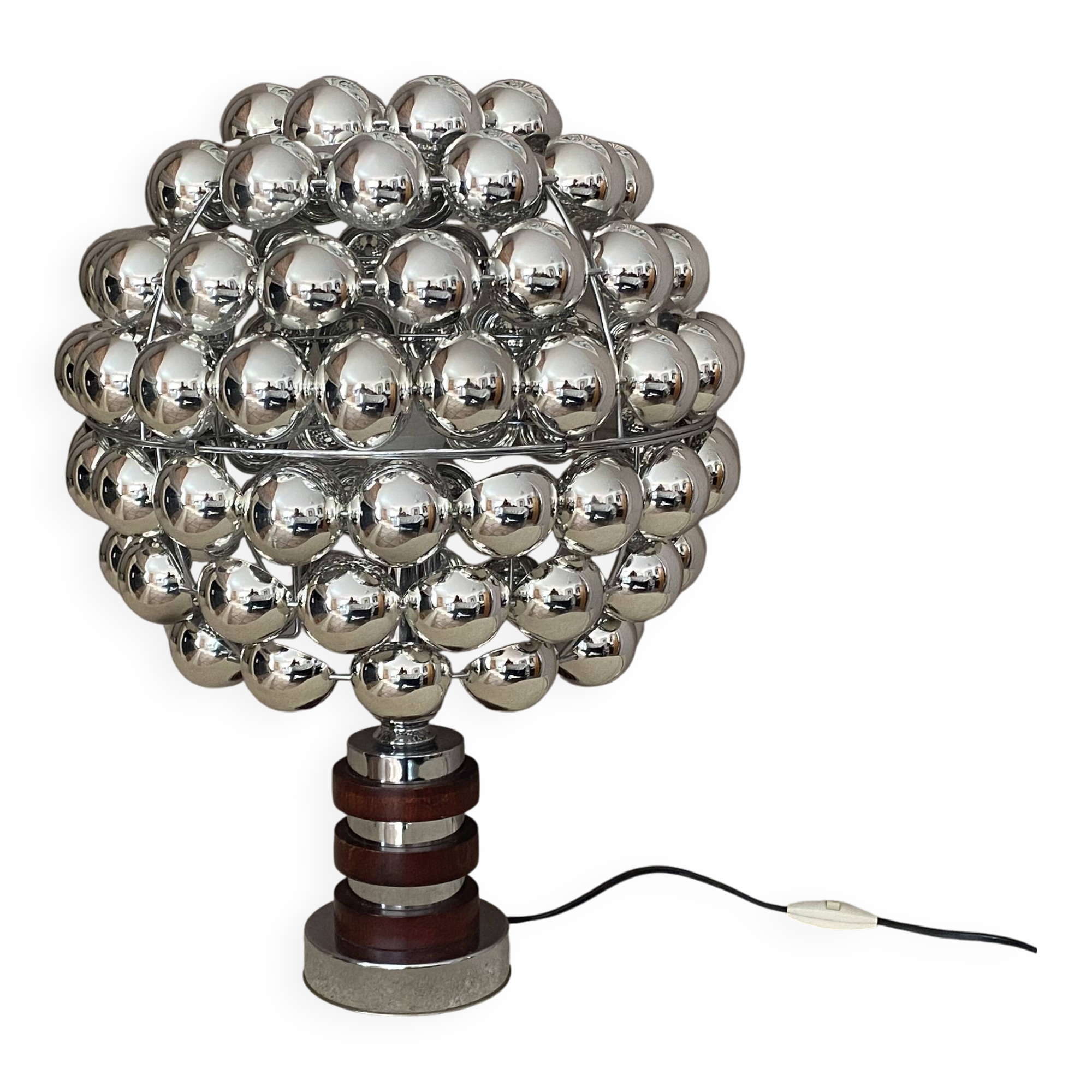 Sputnik lamp. 1970. Space age.