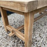 Solid oak farmhouse table