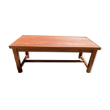 Solid oak dining farmhouse table 1980