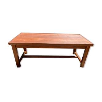 Solid oak dining farmhouse table 1980
