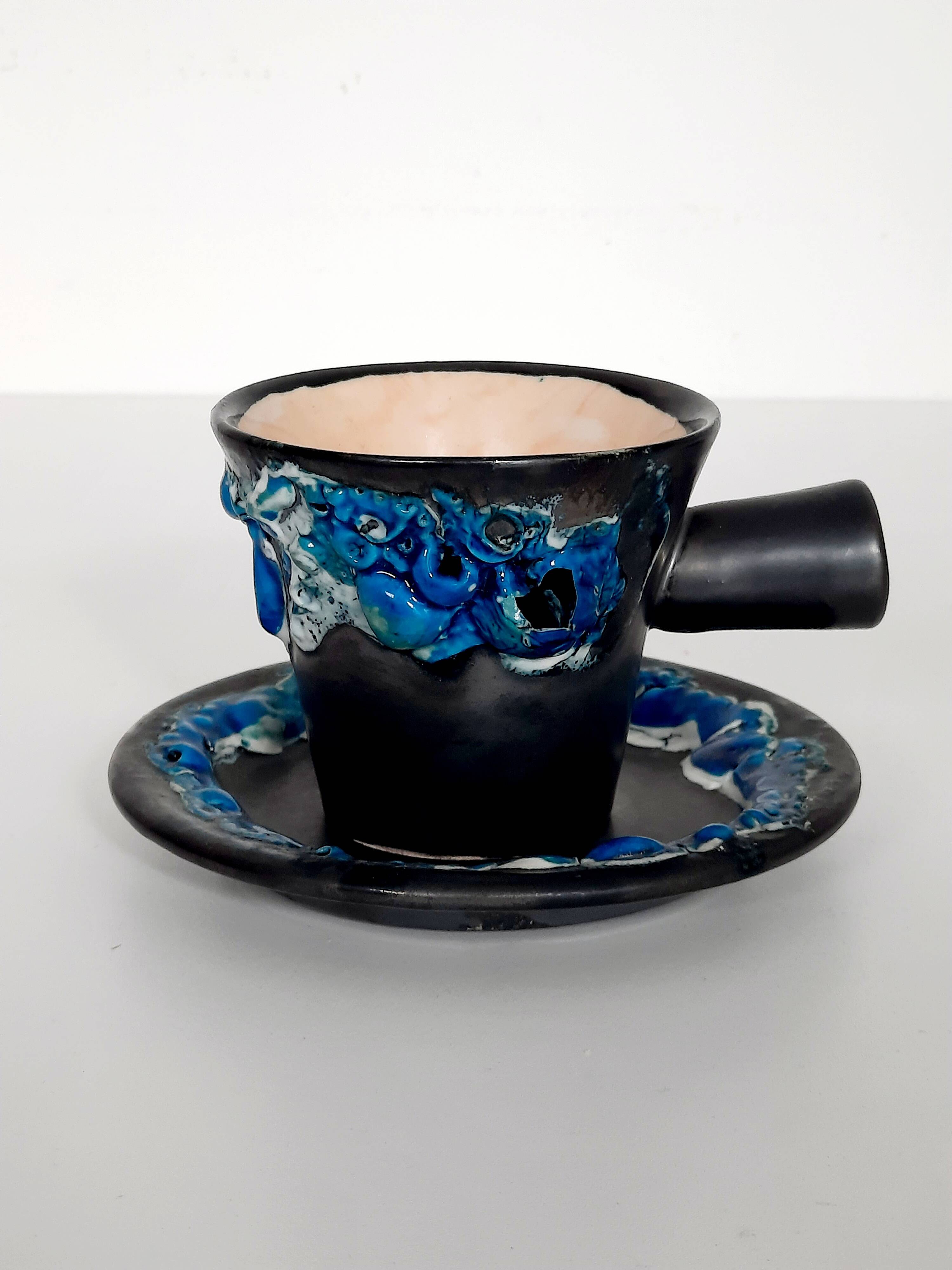 Fat lava coffee set from the 60s