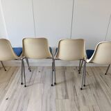 Set of 4 vintage Cojar chairs – Fermigier design – National Furniture