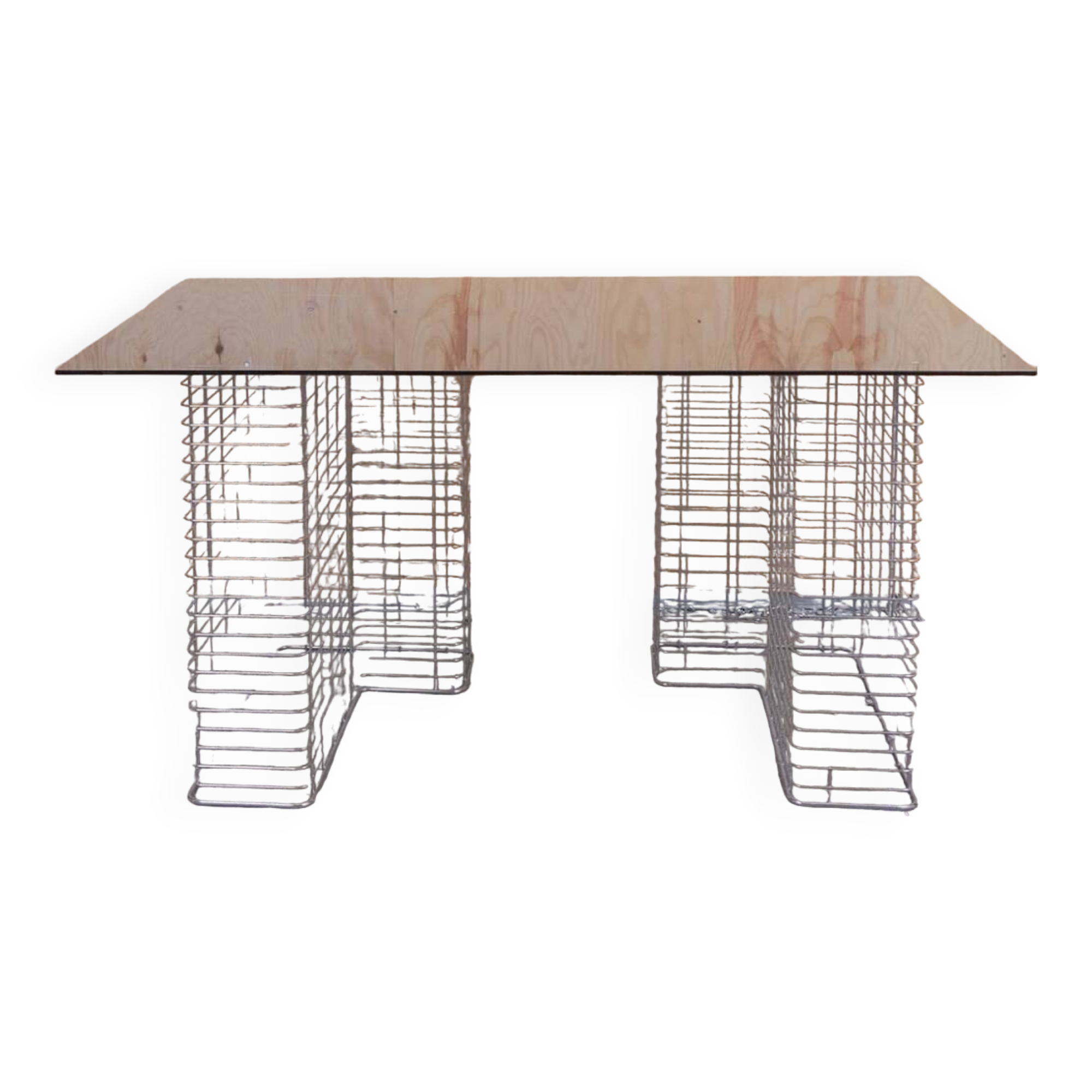 LARGE “WIRE” TABLE BY TERENCE CONRAN FOR HABITAT
