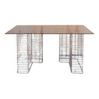 LARGE “WIRE” TABLE BY TERENCE CONRAN FOR HABITAT
