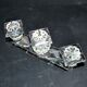 Swarovski candlestick in cut crystal signed sc swarovski design 1980
