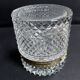 Cylindrical box – Crystal and gilded bronze