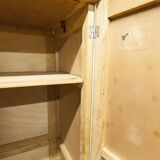 1950s Parisian wardrobe with mirror, 135 x 19 cm