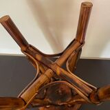Smoked bamboo stool