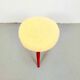 Vintage Swedish Three Legged Sheepskin Stool, 1970