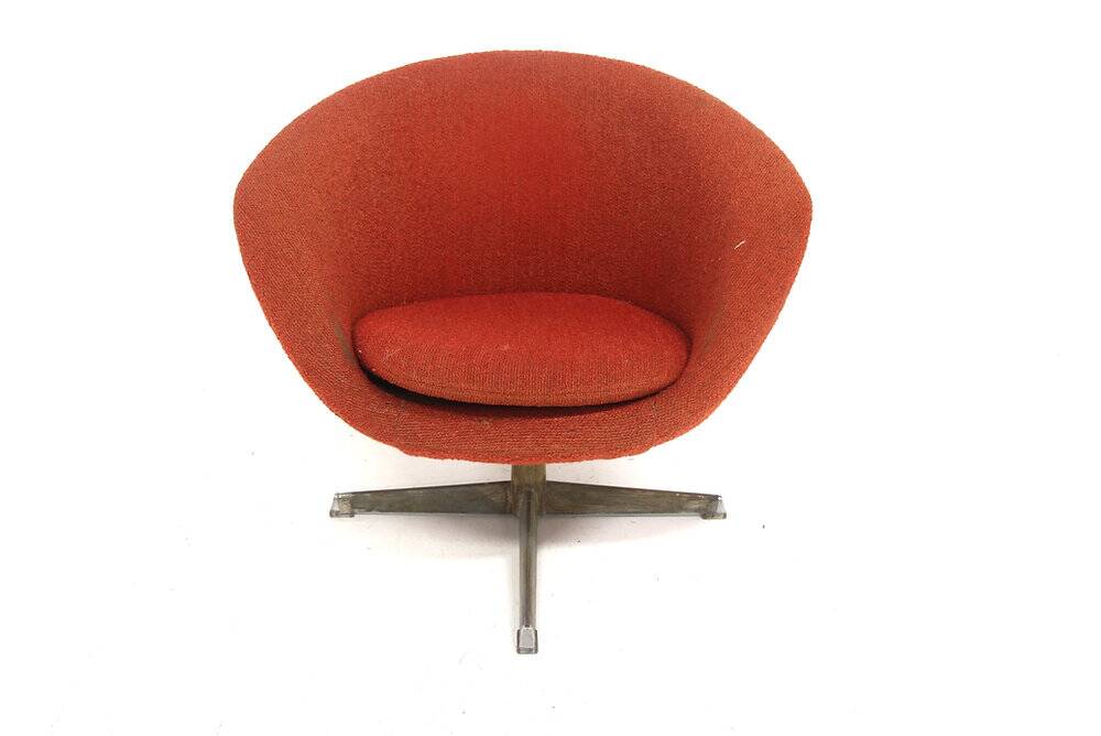 Scandinavian swivel armchair, Sweden, 1960