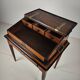 18th Century Indonesian Amboyna & Ebony Portable Writing Desk, custom stand