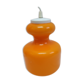 Orange opaline hanging 1970