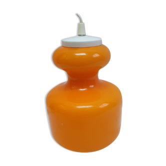 Orange opaline hanging 1970