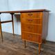 Scandinavian teak desk design 1960 feet spindles