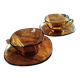 2 coffee cups and saucers Vereco