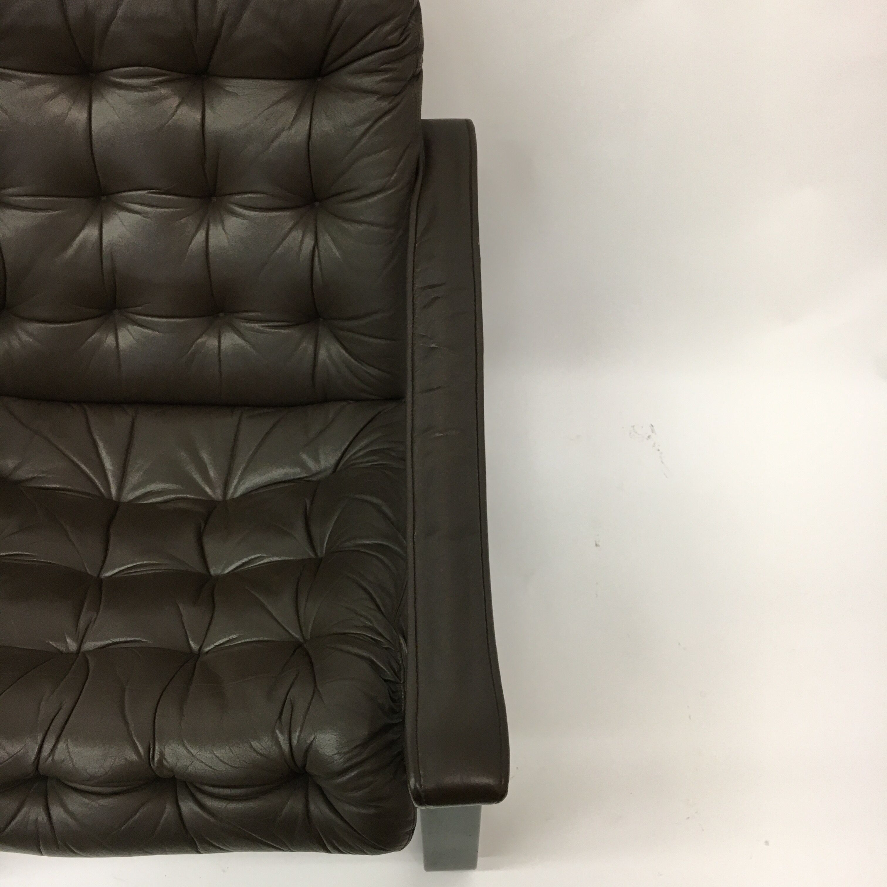 Mid-century safari lounge chair design by Oy Bj Dahlqvist ab, Finland, 1970s