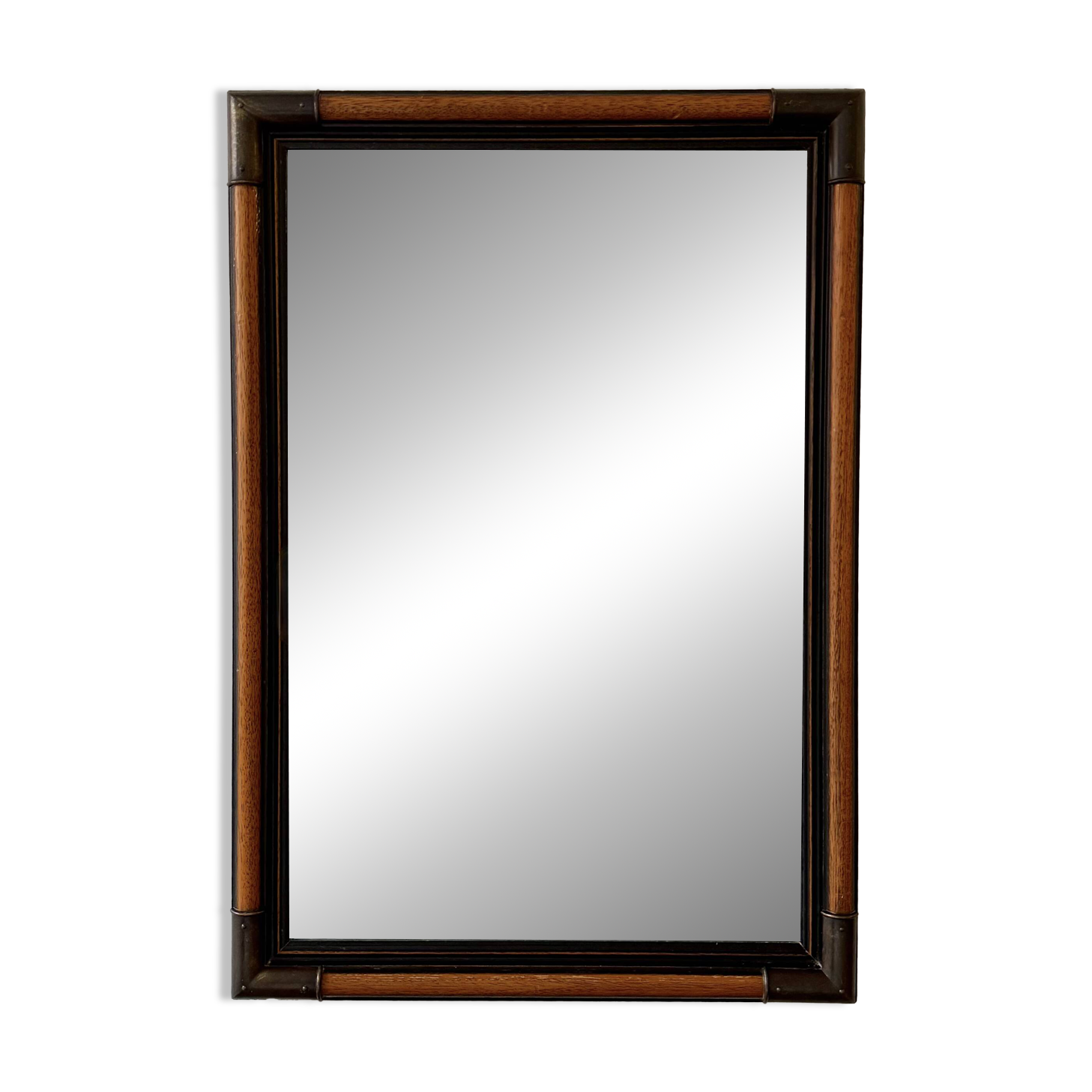 Vintage Bevelled Wall Mirror Campaign Style