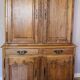 Norman buffet with 2 bodies in solid oak, manufactured by Doudard.