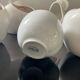 Set of 6 vintage ceramic fruit vases/cachepots
